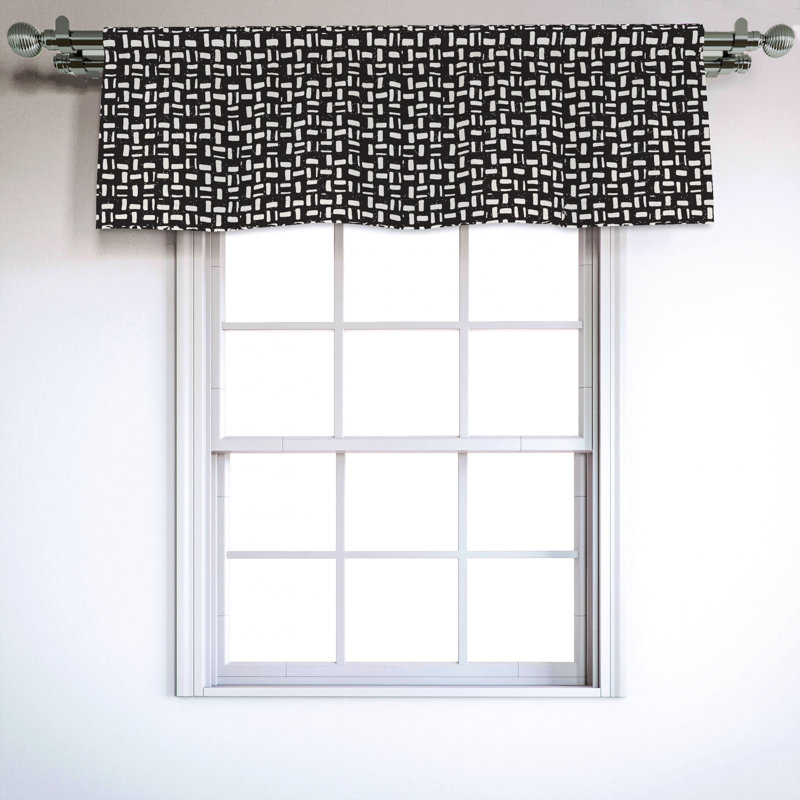 Sateen Ruffled Window Valance
