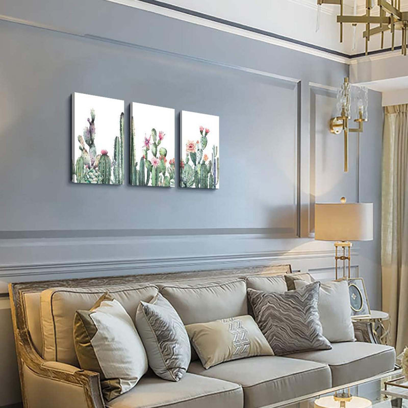 3 Piece Wrapped Canvas Print, 40 cm H x 30 cm W