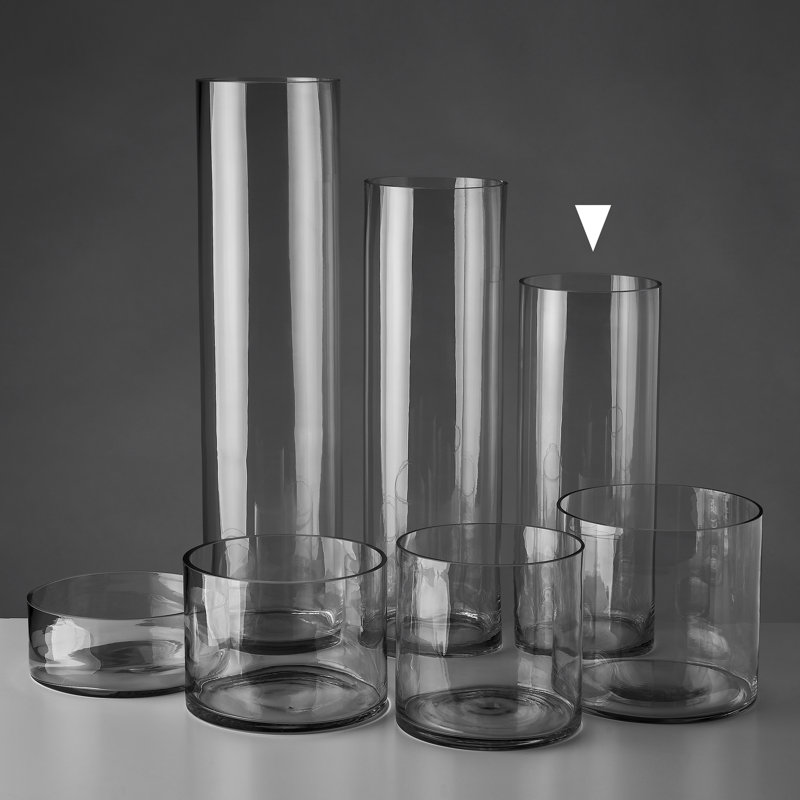 Emit Glass Jar, 40cm H x 15cm W x 15cm D