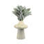 Vase en faïence fabriqué à la main avec motif sculptural-441517529