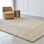 Latitudes Wool Geometric Area Rug in Brown