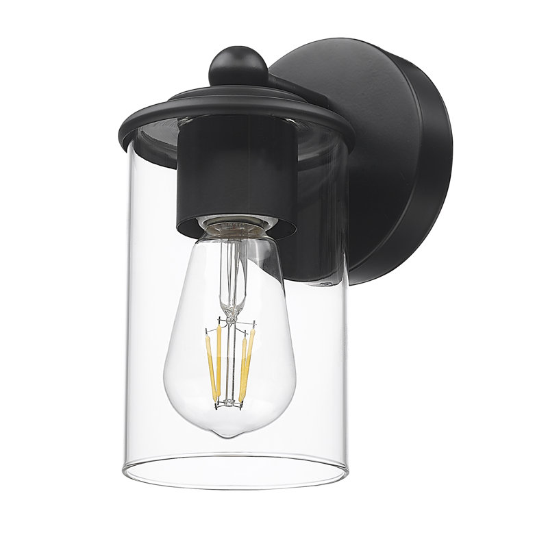 Procopio Dimmable Bath Sconce, Matte Black