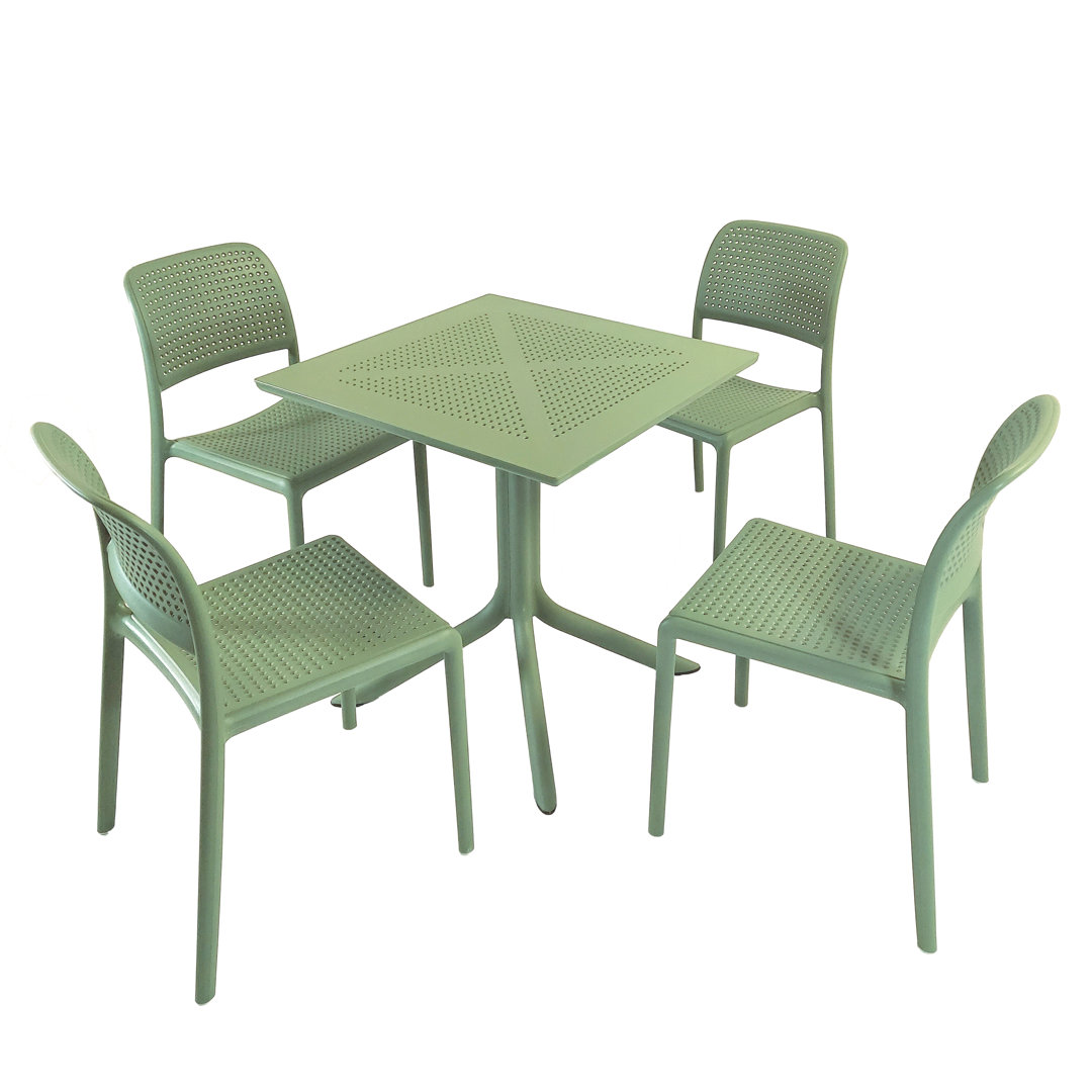 4 - Person Patio Dining Set with Square Table