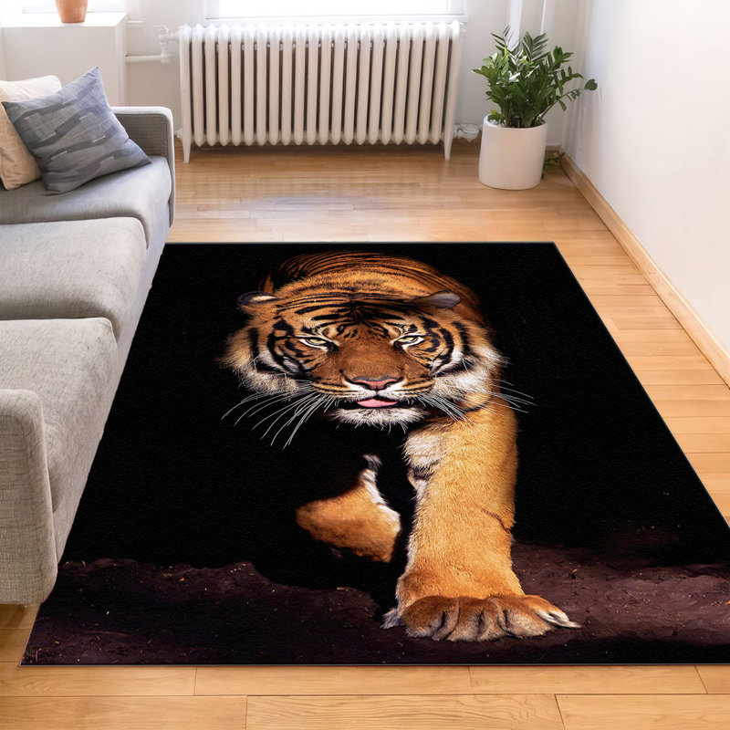 Elegant Soft Pile Rug with Intricate Abstract Pattern Ideal for a Modern Home Decor Setting, Rectangle 2' x 2'11"