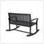 Causeuse à bascule Baxter en bois d'acacia durable pour une détente extérieure et des sièges confortables-1068568462