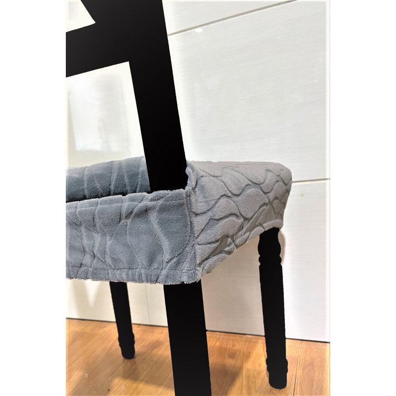 Housse extensible pour siège de chaise (14 x 15 po) - Argent, Polyester argent