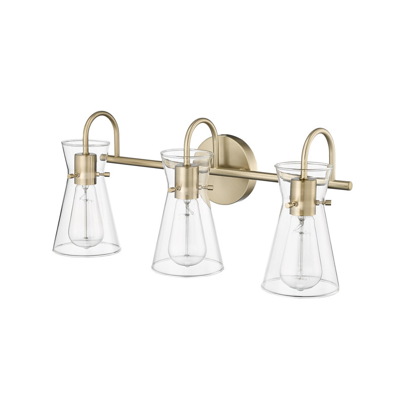Stalcup 3 - Light Dimmable Bathroom Vanity Light, Modern Gold