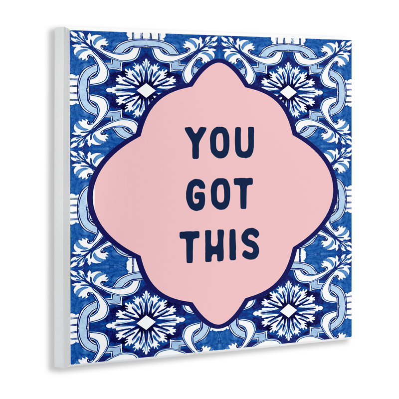 «You Got This on Boho», plaque murale par lettrée et doublée