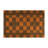 Checkered Brown Indoor and Outdoor Area Rug-1821393257