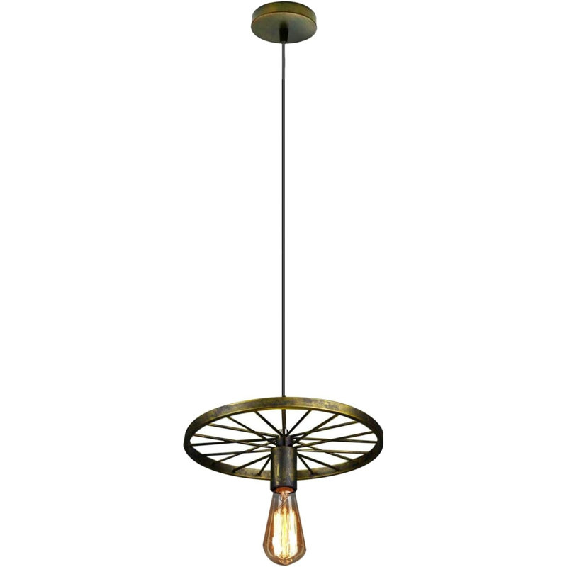 Rittman 1 - Light Single Pendant, Brushed Brass