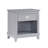Sely Nightstand, 1 Drawer W Open Cubby, Wood, Ring Handle-122000244