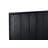 Dornan King or Queen Platform Bed Frame in Black Brushed Finish and Oak Wood-269157082