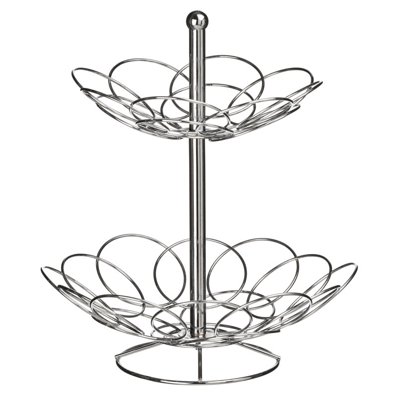 31 cm Fruit Basket in Chrome