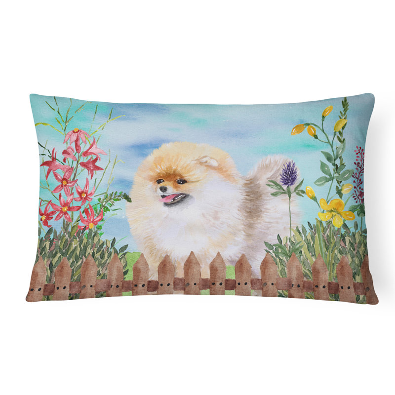  Coussin décoratif intérieur / extérieur Pomeranian Spring