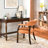 LUMERA Collection Tufted Arm Dining Chair Orange-667664906-608087497