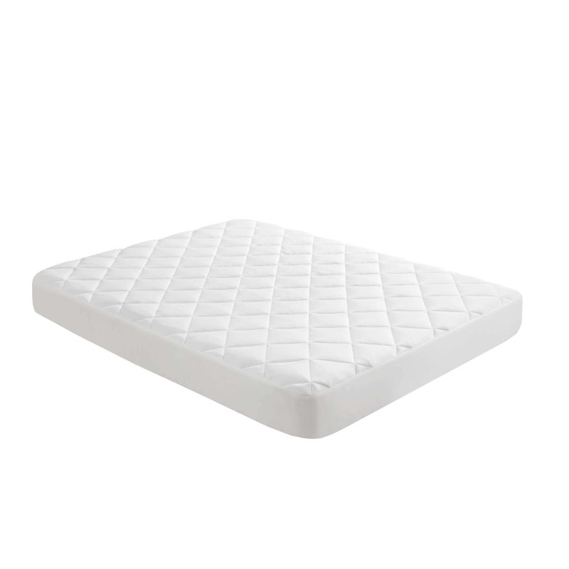 Overfilled Deep Pocket White Mattress Pad For Enhanced Comfort And Cool Sleep, Full