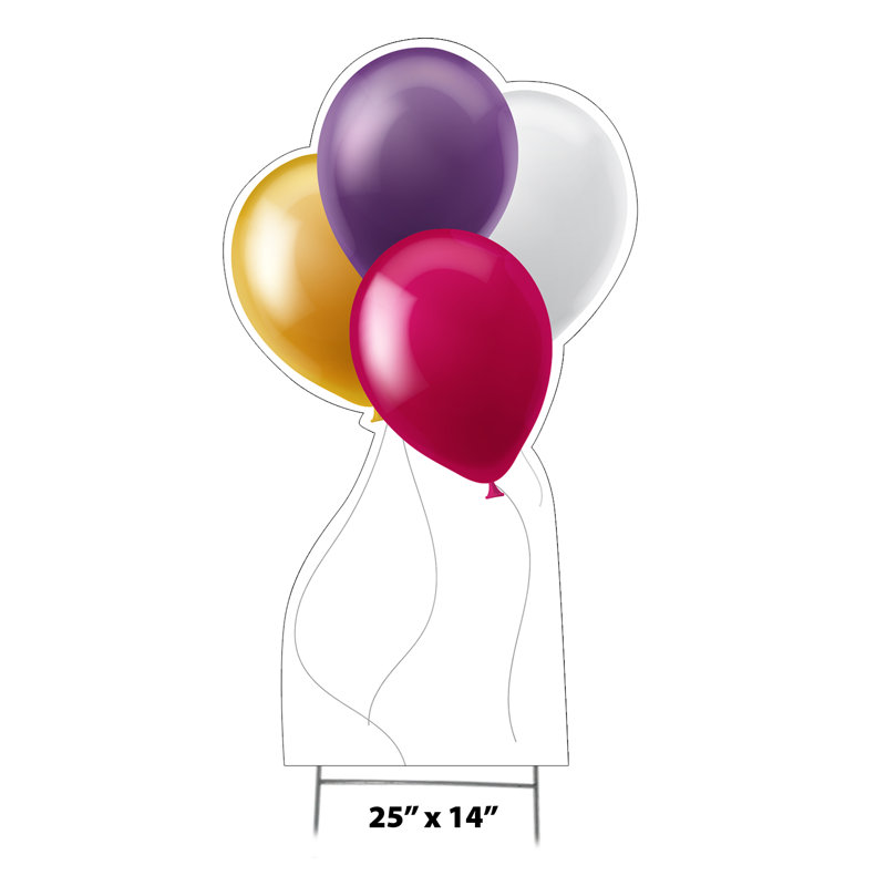 Piquet de jardin ballons