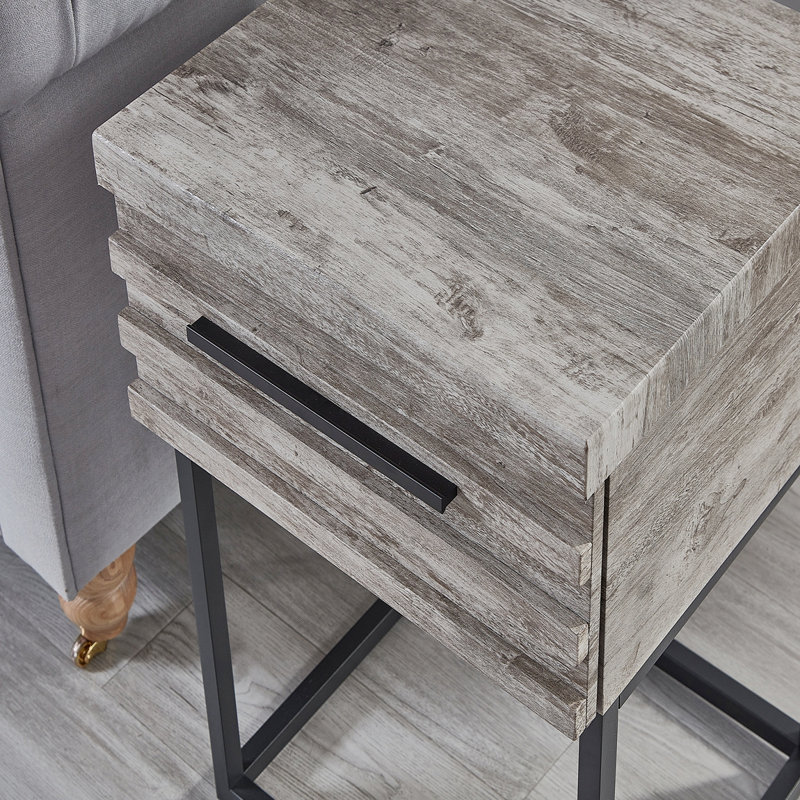 Ensemble 3 pièces de tissu d'ameublement, gris