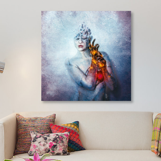 «Till you», impression sur toile, H 12 po x l 12 po x P 1,5 po, Toile tendue, Pas de tapis