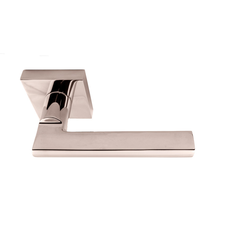 Door Lever, 2.375", Polish Stainless Steel