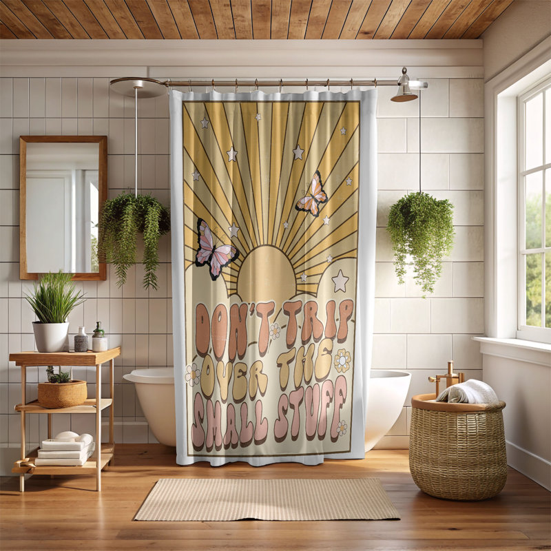 Jaxsone Shower Curtain, 74"H x 71"W