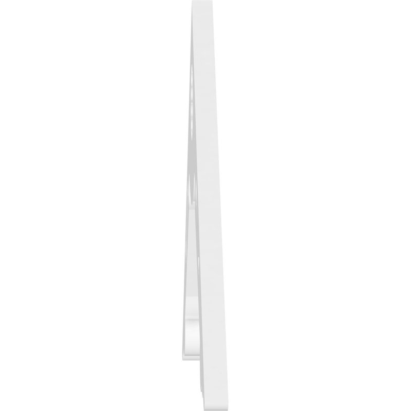 Cena Signature Urethane Gable Pediment, Primed Tan, 18"H x 72"W, 6/12