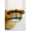 Percy 14" Single Bath Sconce with White Glass-1852912626