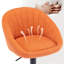 Thornbury Swivel Upholstered Adjustable Height Counter Stool with Metal Frame-468890044