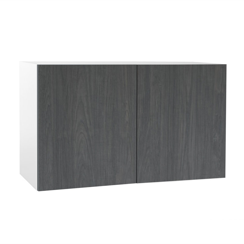 Armoire de cuisine murale à fixation rapide en carbone, H 18 po x l 33 po x P 12 po