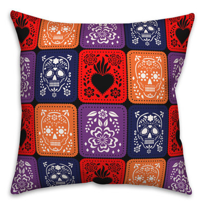 Spooky Season Pattern Pillow