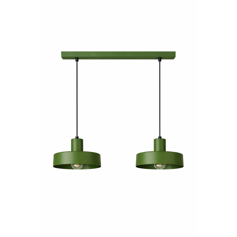 2 - Light Pendant, Matte Green