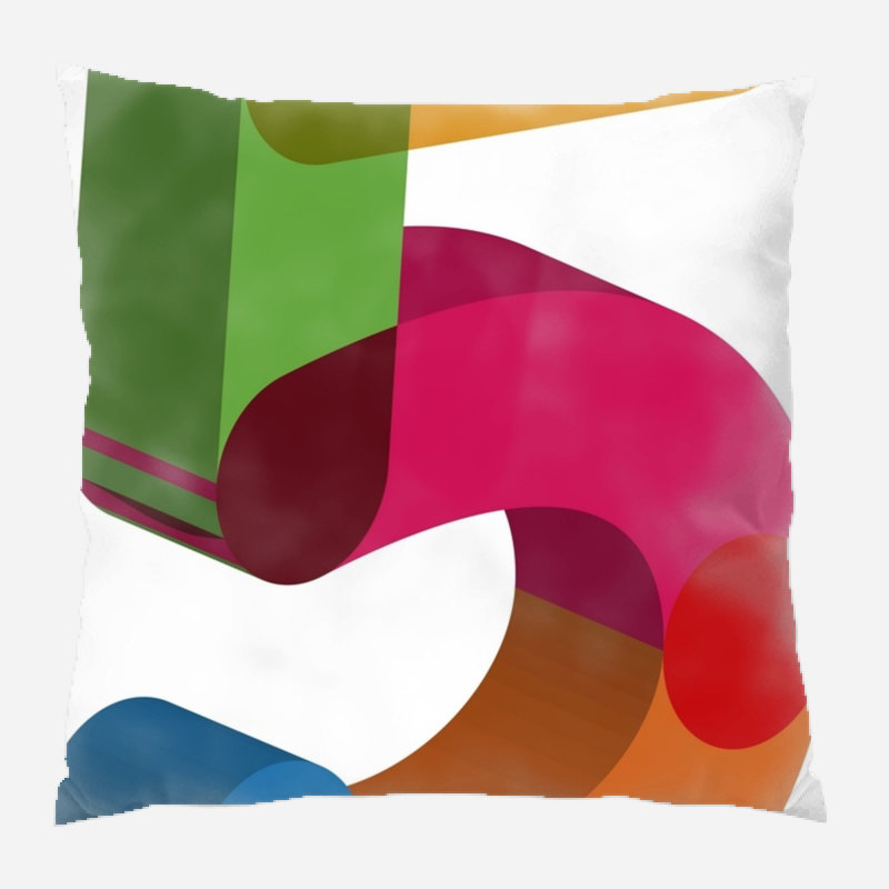 Microsuede Reversible Throw Pillow
