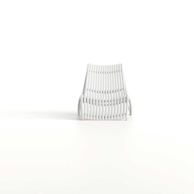 Ibiza Slat Seat, White