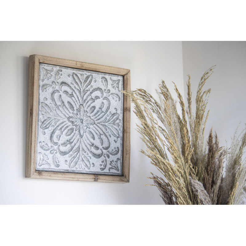 Farmhouse Abstract Wall Decor on Metal