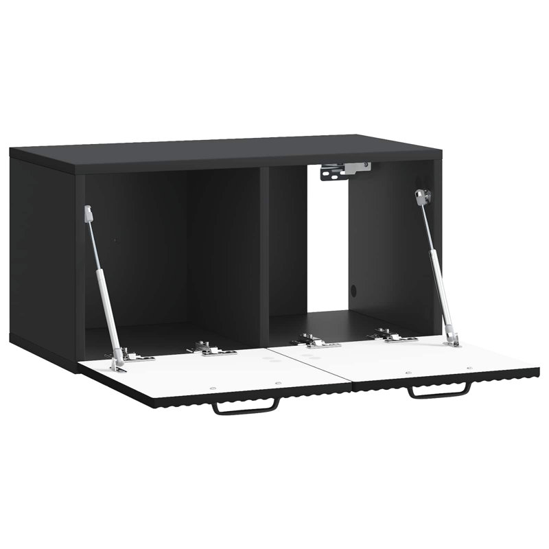 TV Stand, 30cm H x 59.5cm L x 31cm W, Black