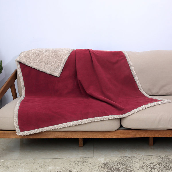 GreenLeaf Luxury Fleece Blanket - Navy
