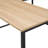 Carberg L-Shaped Metal Base Writing Desk