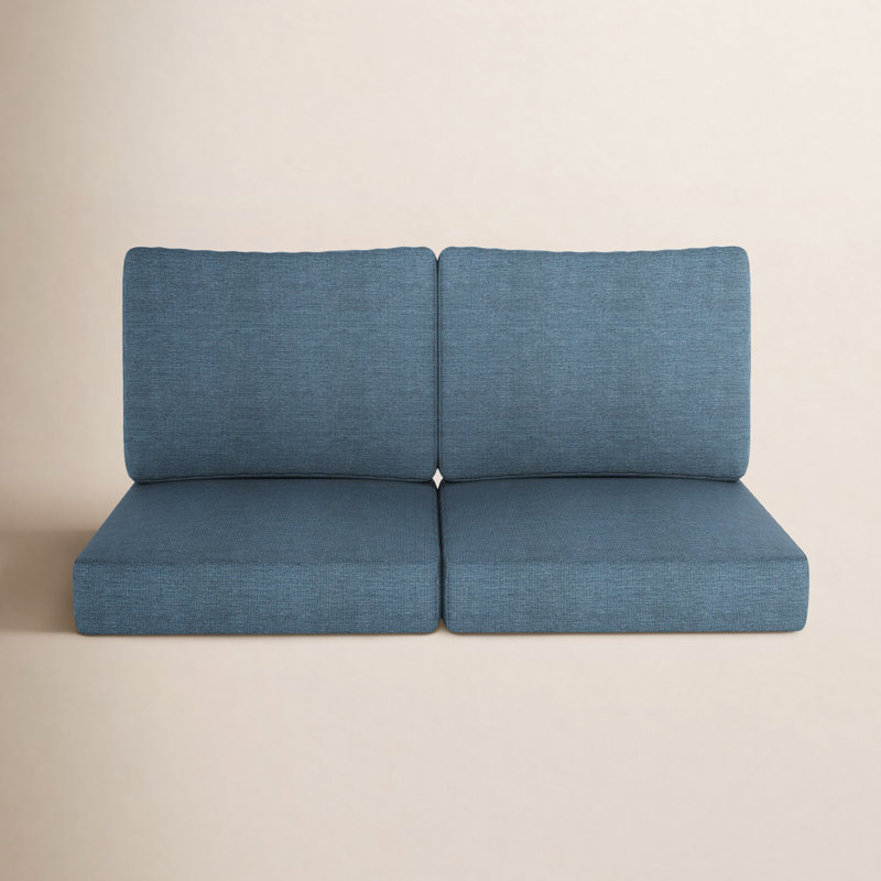 Coussin de siège / dossier Sunbrella®, Spectre denim Sunbrella®