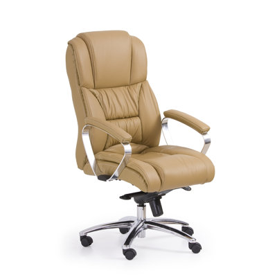 Genuine Leather Executive Chair with Headrest