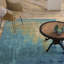 Tapis bleu en laine touffeté à la main Tasley-214427670