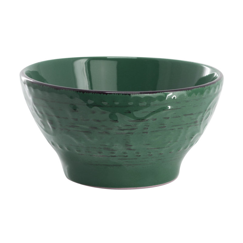  Radiance Ocean Bloom 16-Piece Dinnerware Set, Green