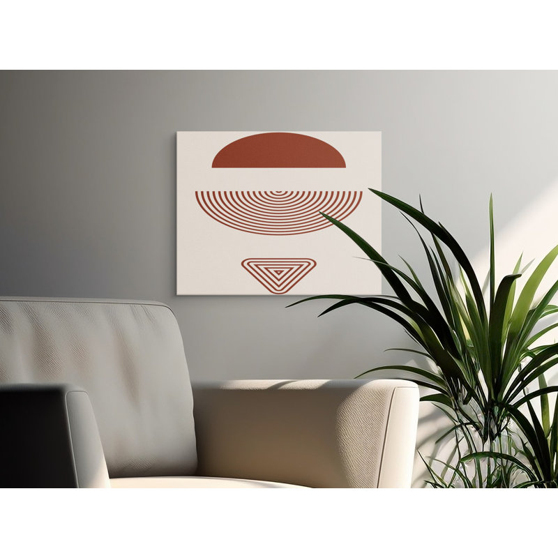 Wrapped Canvas Print Set, Red, 76.2 cm H x 152.4 cm W