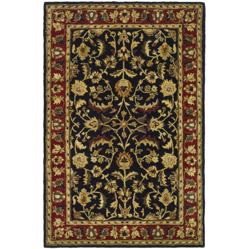 Cranmore Hand Tufted Wool Oriental Rug, Rectangle 4' x 6'