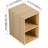 Bathroom Storage Shelves, Wall Mounted, 12 Inch, Plywood With American White Oak, Two Spaces For Storing Small Things Inch Mounted And Dressing Room