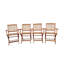 Chaise Adirondack d'extérieur ou d'intérieur en bois, pliable