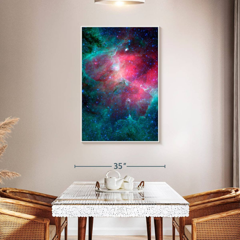 The Eagle Nebula, Floating Frame White, 31" x 46"