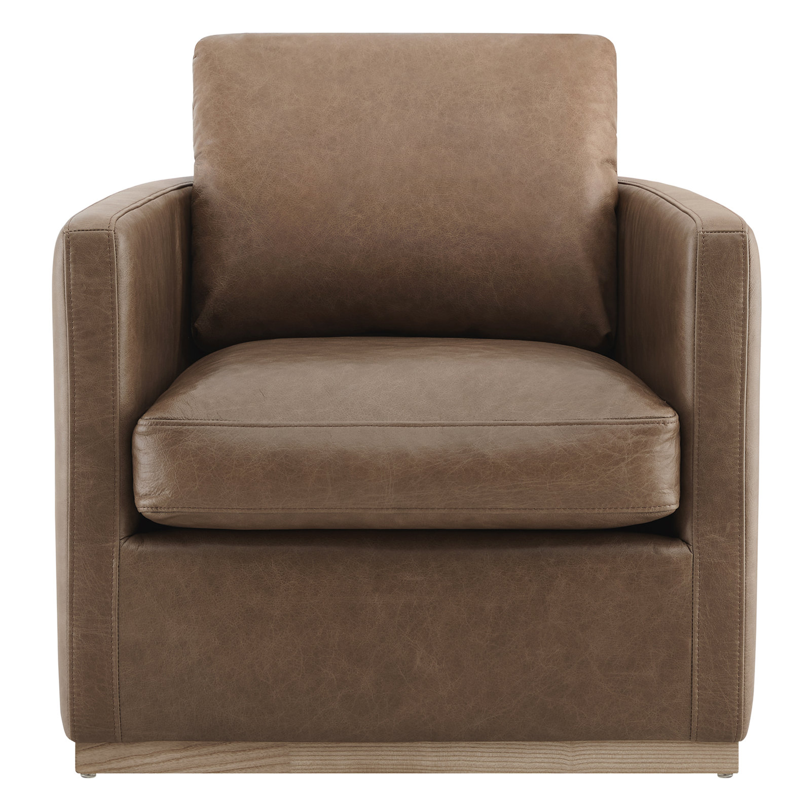 Bobbi 2-Piece Linen Living Room Set, Effie Linen/Marseille Saddle