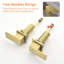 Deck Mounted Waterfall Tub Faucet with Double Handle-129132336