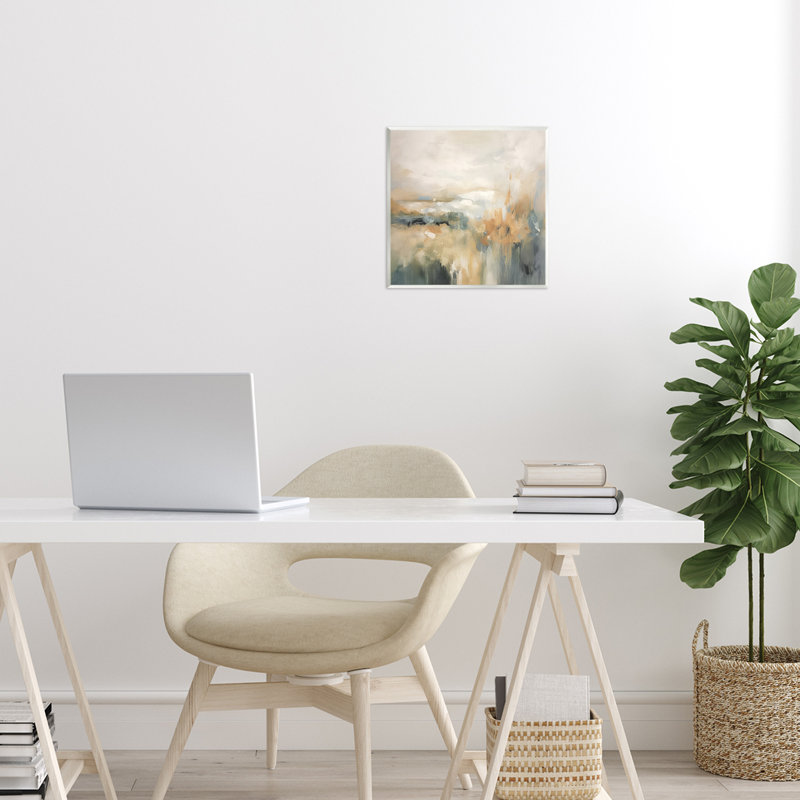Plaque murale abstraite paysage pur, design par Irena Orlov