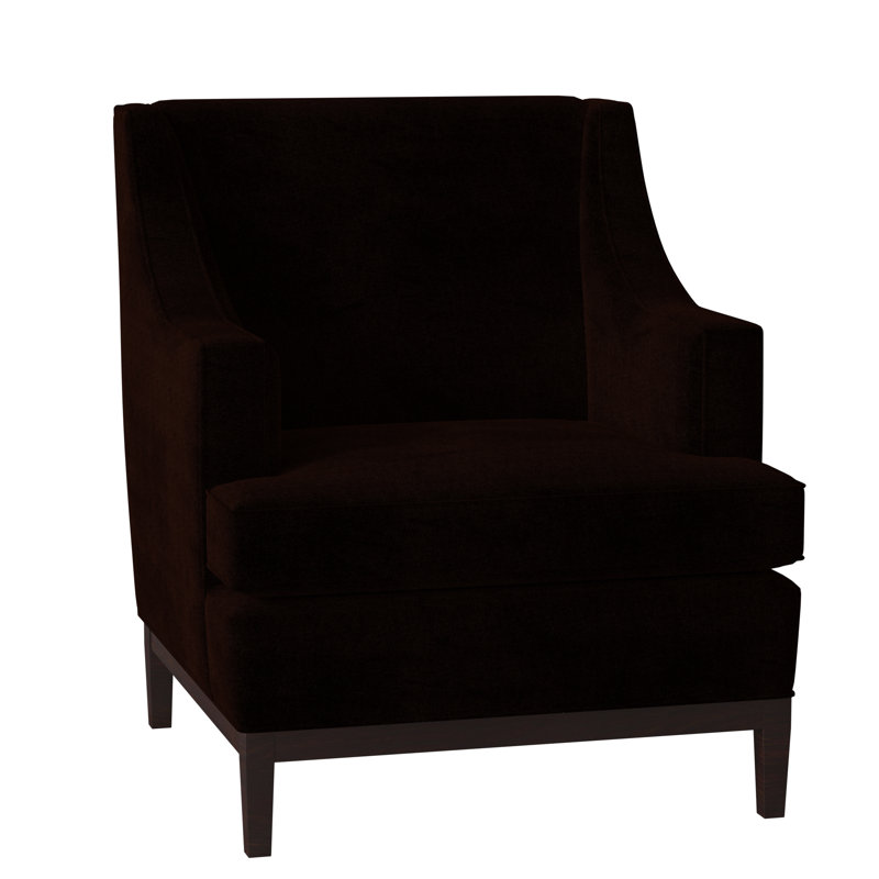 Fauteuil à coussins larges 32 po Cardiff, Espresso Grayson, Noyer noir